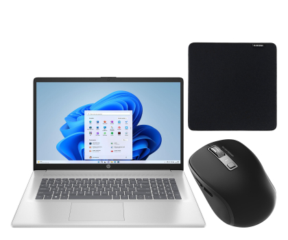 Laptop HP 17 Core 7-150U/16GB/512/Win11 Zestaw